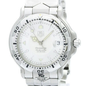 TAG HEUER 6000 Chronometer Steel Automatic Mens Watch WH5111 Polished